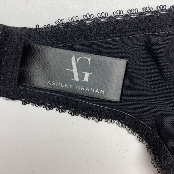 AG PNK/BLK Garter Belt, 3X.  13H - Picture 4 of 6